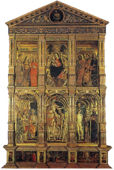 Altarpiece of Saint Martin by Bernadino Zenale